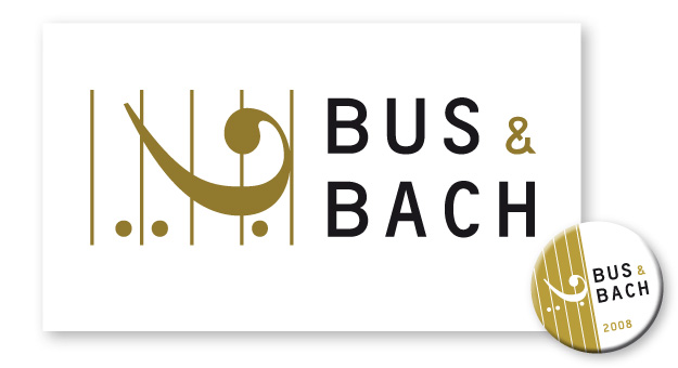 Bus & Bach, Logo und Button