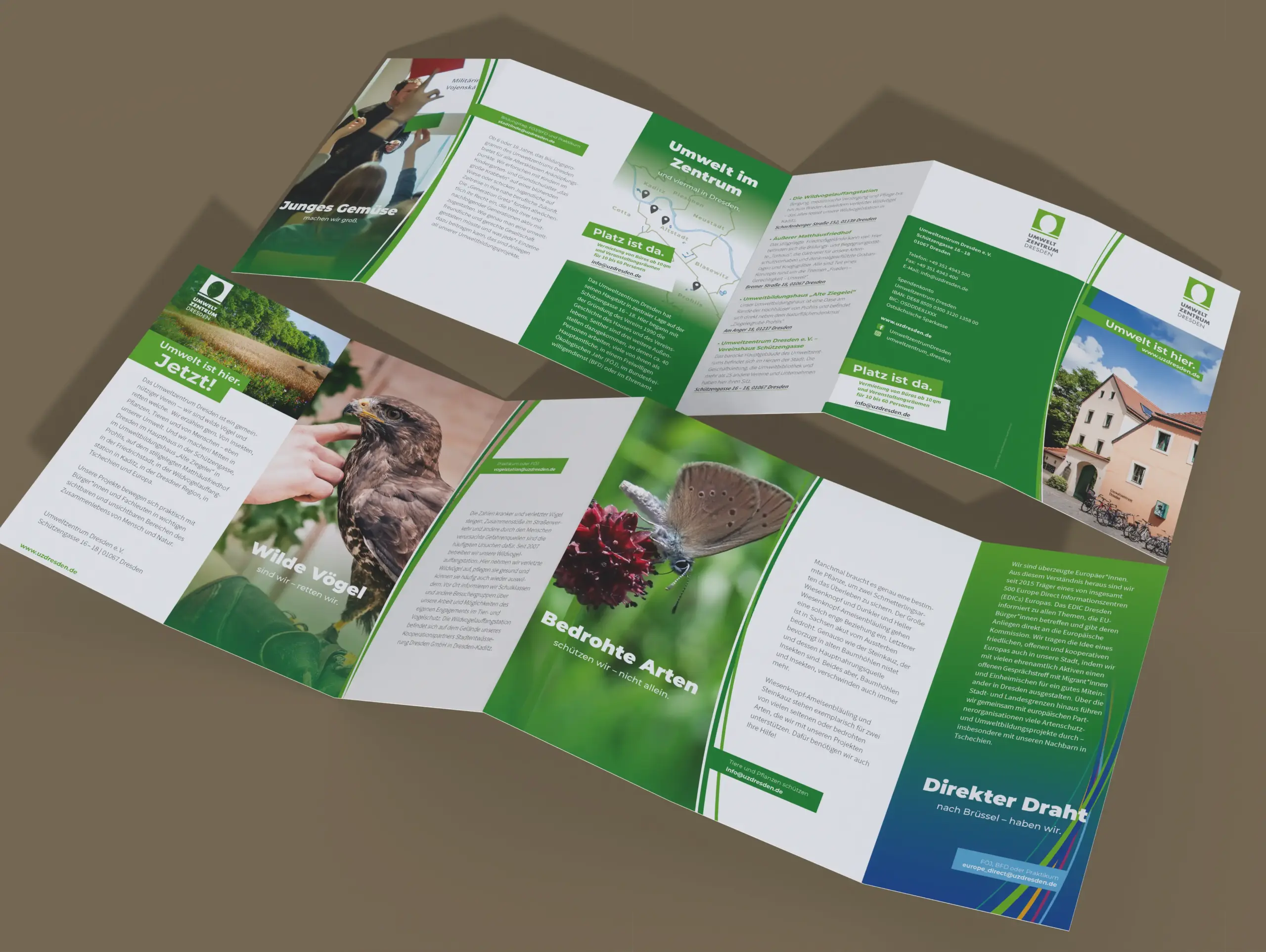 UZD-Folder 12 Seiten-liegend